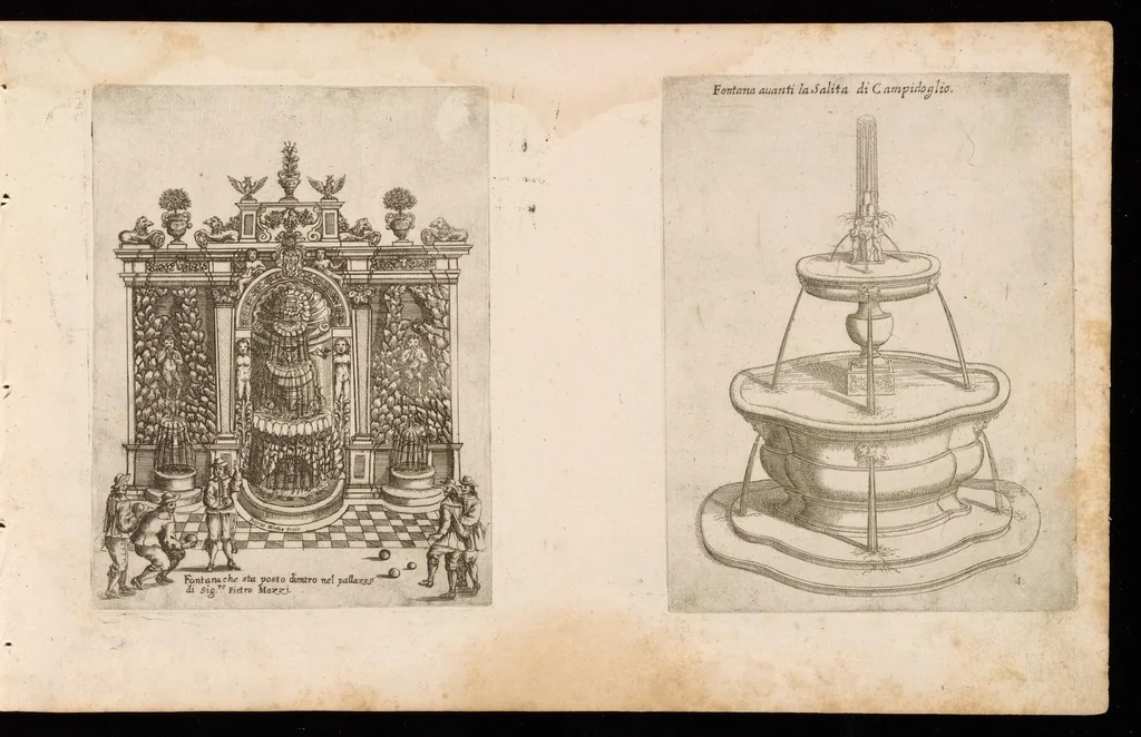 An illustration from Raccolta delle principali fontane dell'inclitta città di Roma, 1647, leaf 16