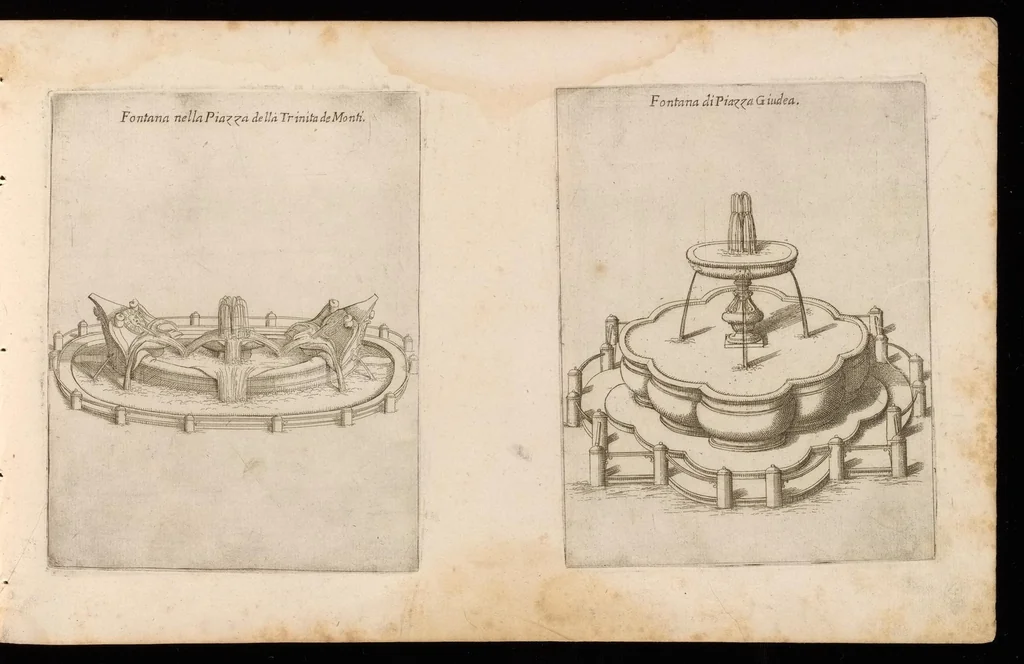 An illustration from Raccolta delle principali fontane dell'inclitta città di Roma, 1647, leaf 20