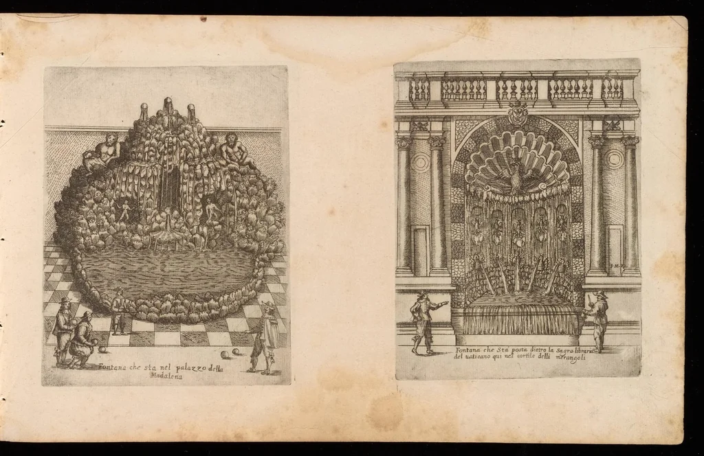 An illustration from Raccolta delle principali fontane dell'inclitta città di Roma, 1647, leaf 22