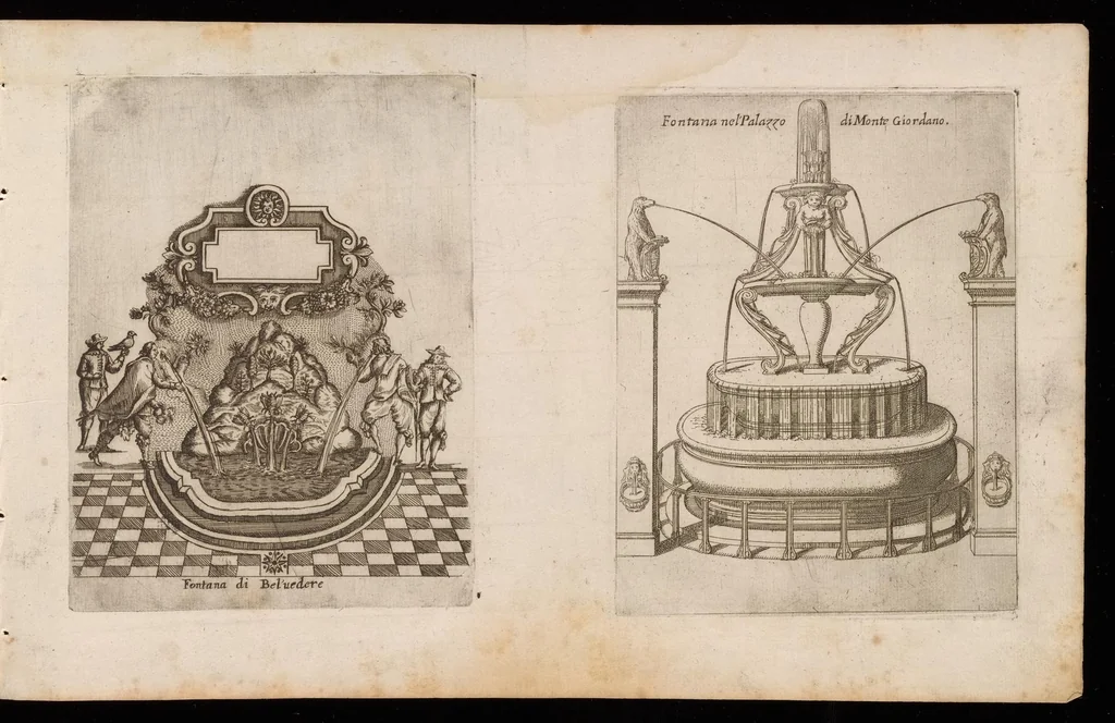An illustration from Raccolta delle principali fontane dell'inclitta città di Roma, 1647, leaf 26