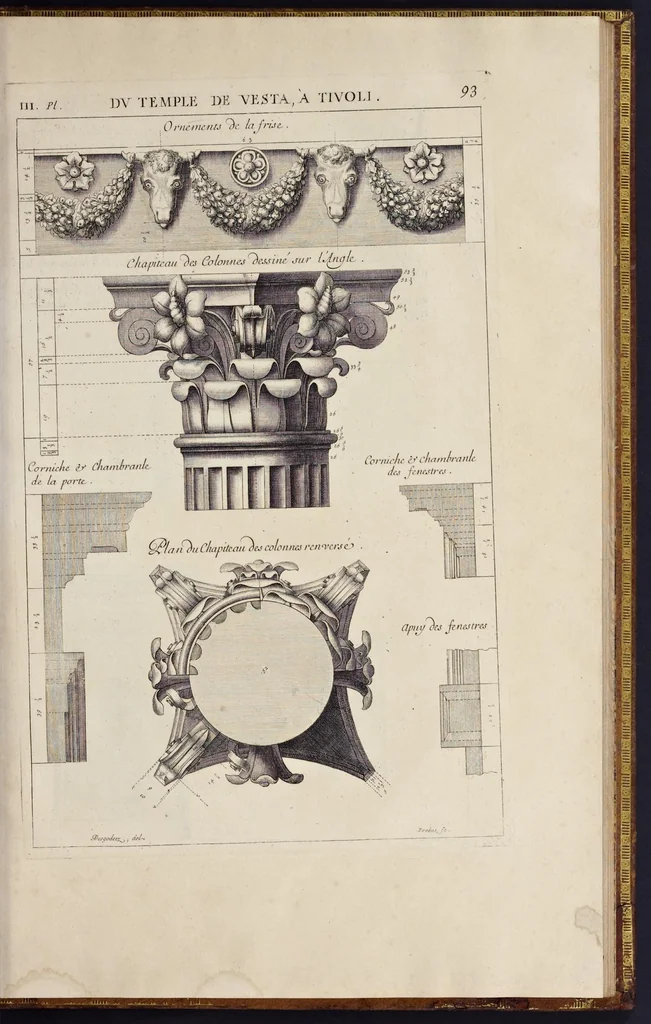 An illustration from Les édifices antiques de Rome, 1682, leaf 112