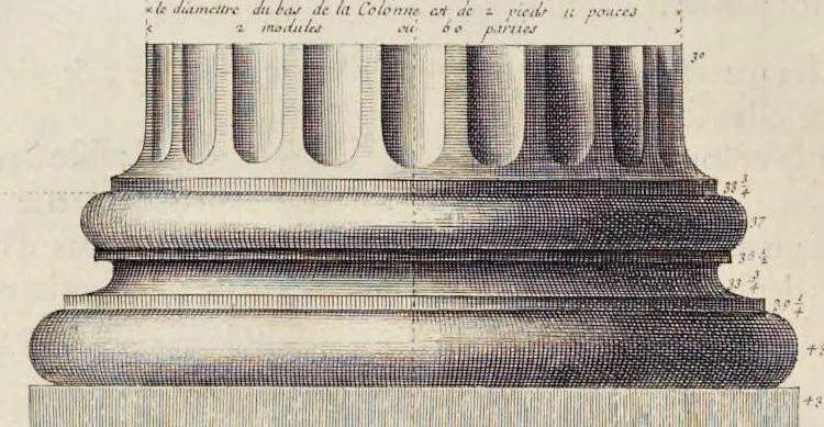 An illustration from Les édifices antiques de Rome, 1682, leaf 123