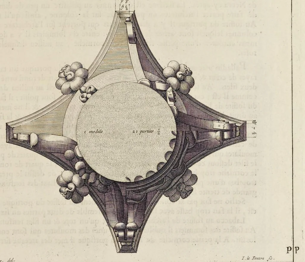 An illustration from Les édifices antiques de Rome, 1682, leaf 162