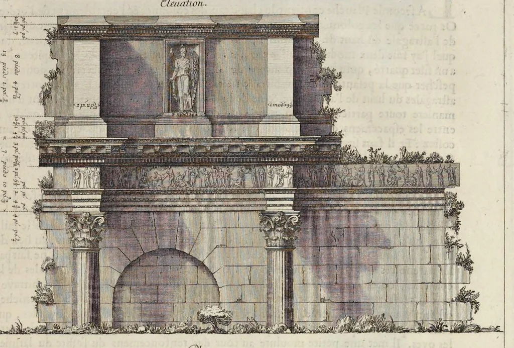 An illustration from Les édifices antiques de Rome, 1682, leaf 178