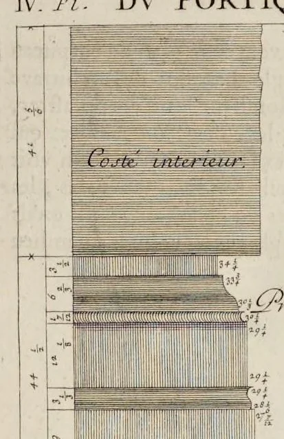 An illustration from Les édifices antiques de Rome, 1682, leaf 190