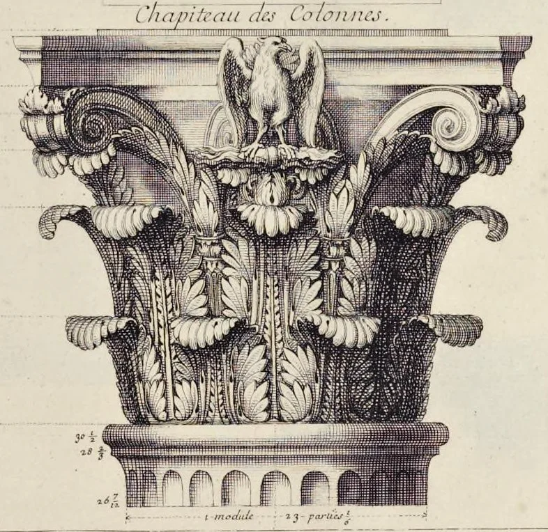 An illustration from Les édifices antiques de Rome, 1682, leaf 190