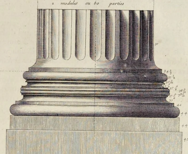 An illustration from Les édifices antiques de Rome, 1682, leaf 202