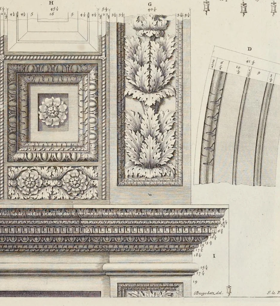An illustration from Les édifices antiques de Rome, 1682, leaf 208