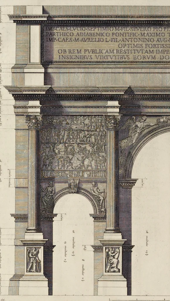 An illustration from Les édifices antiques de Rome, 1682, leaf 217
