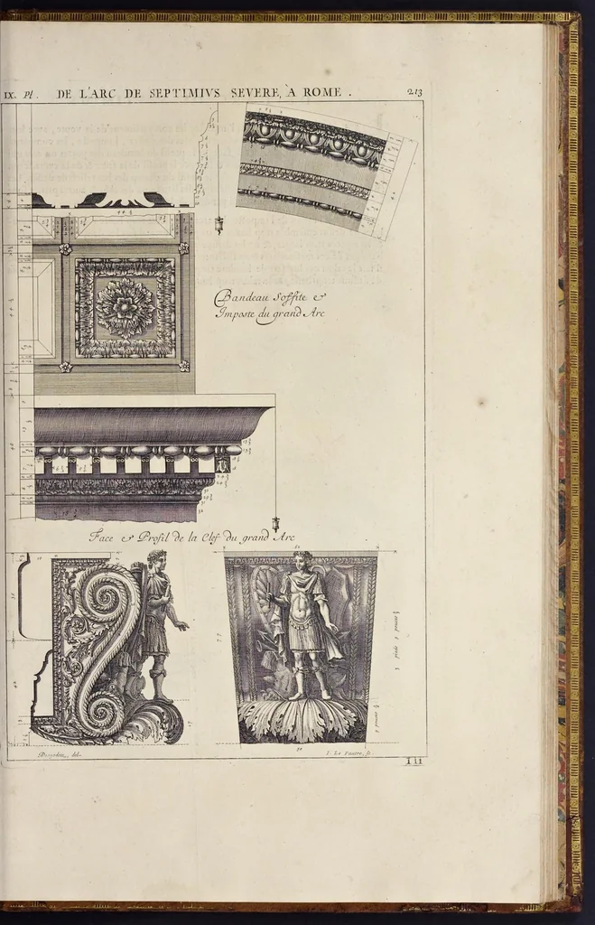 An illustration from Les édifices antiques de Rome, 1682, leaf 232