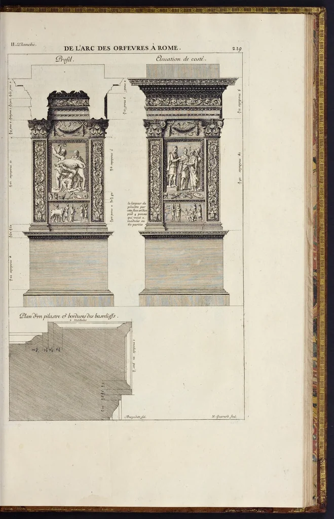 An illustration from Les édifices antiques de Rome, 1682, leaf 238