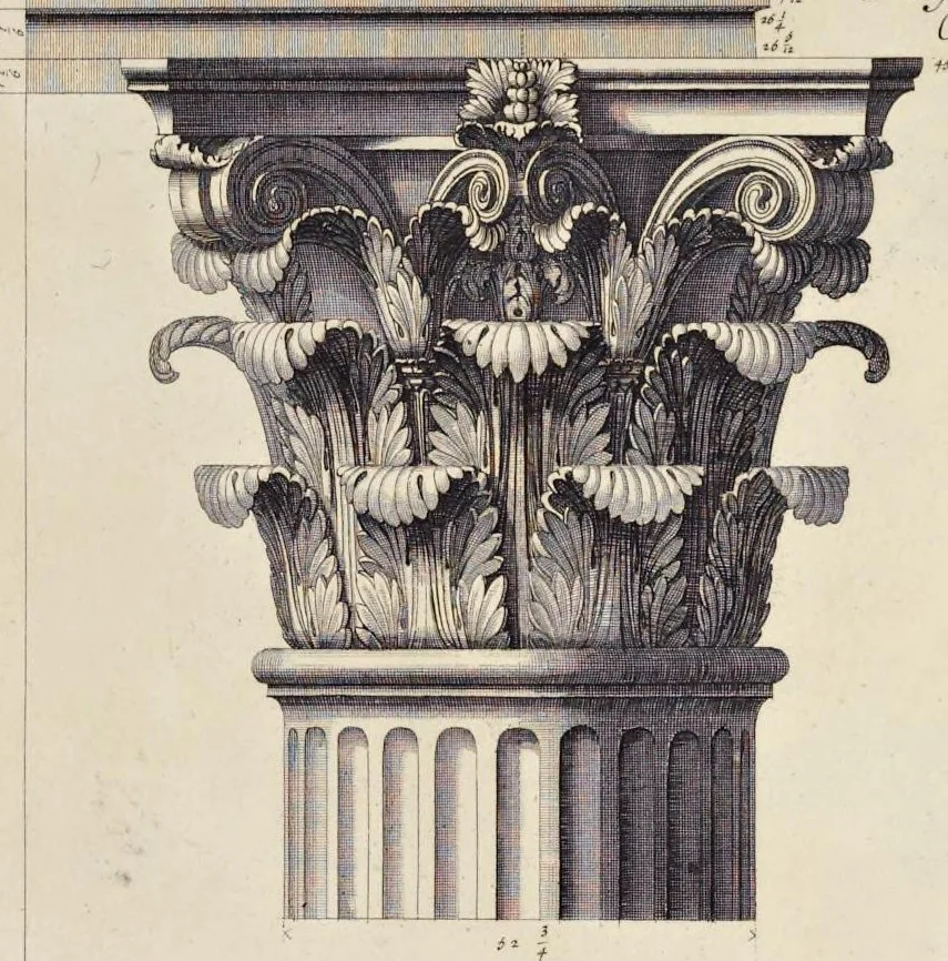 An illustration from Les édifices antiques de Rome, 1682, leaf 258