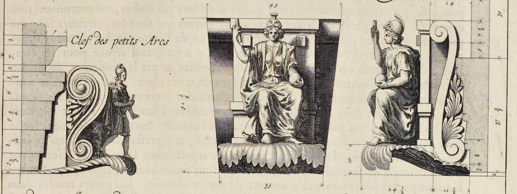 An illustration from Les édifices antiques de Rome, 1682, leaf 264