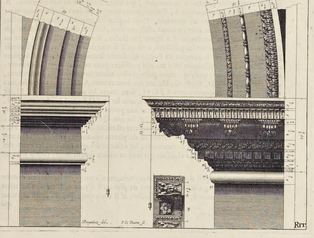 An illustration from Les édifices antiques de Rome, 1682, leaf 264