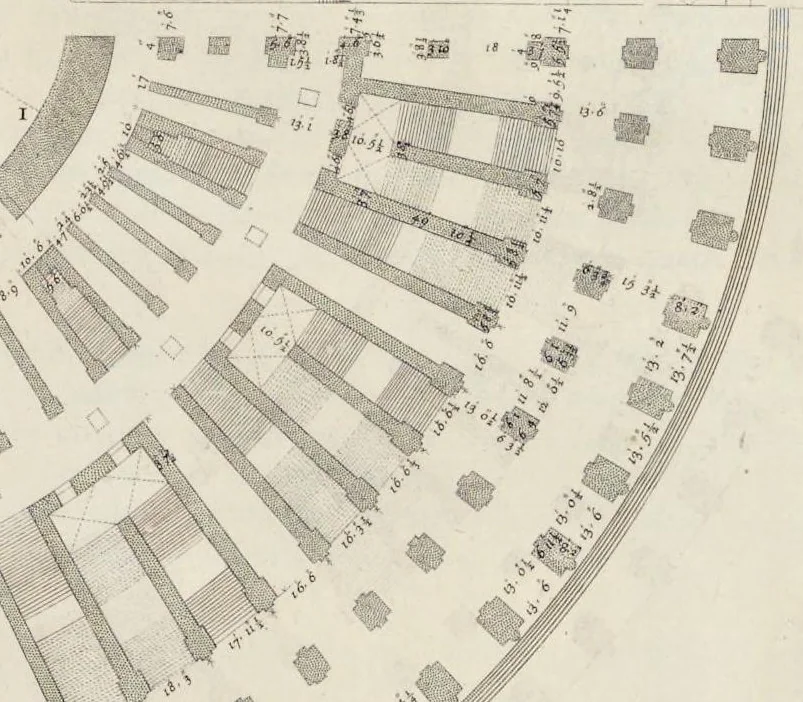 An illustration from Les édifices antiques de Rome, 1682, leaf 268