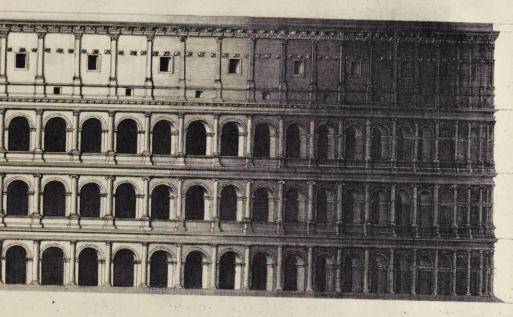 An illustration from Les édifices antiques de Rome, 1682, leaf 272