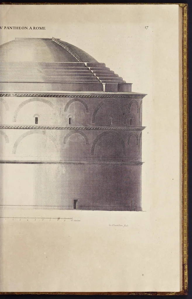 An illustration from Les édifices antiques de Rome, 1682, leaf 38