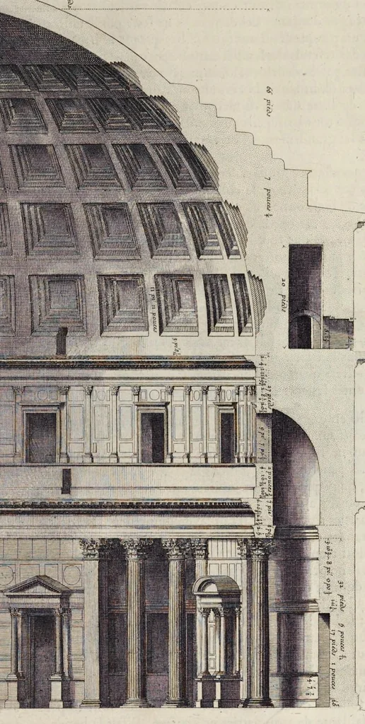 An illustration from Les édifices antiques de Rome, 1682, leaf 46
