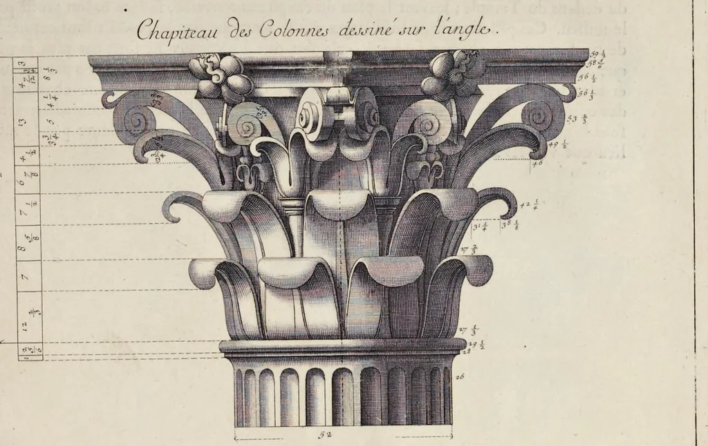 An illustration from Les édifices antiques de Rome, 1682, leaf 64