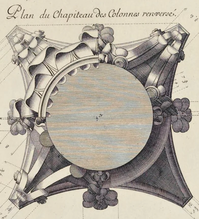 An illustration from Les édifices antiques de Rome, 1682, leaf 64