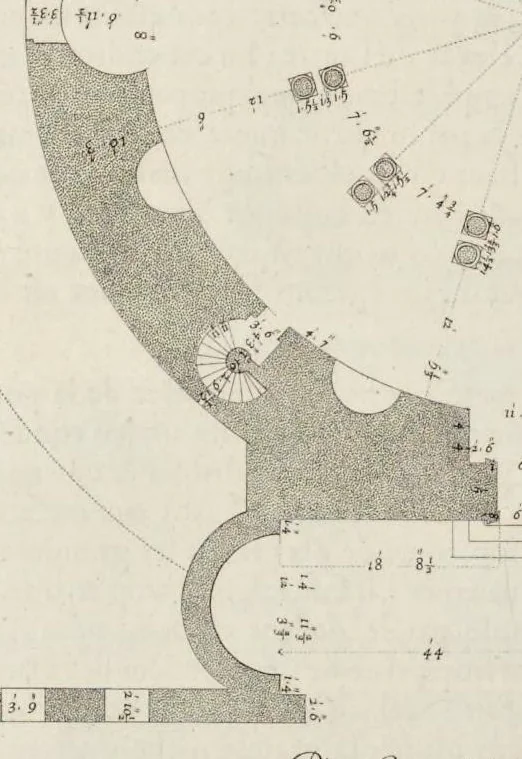 An illustration from Les édifices antiques de Rome, 1682, leaf 83