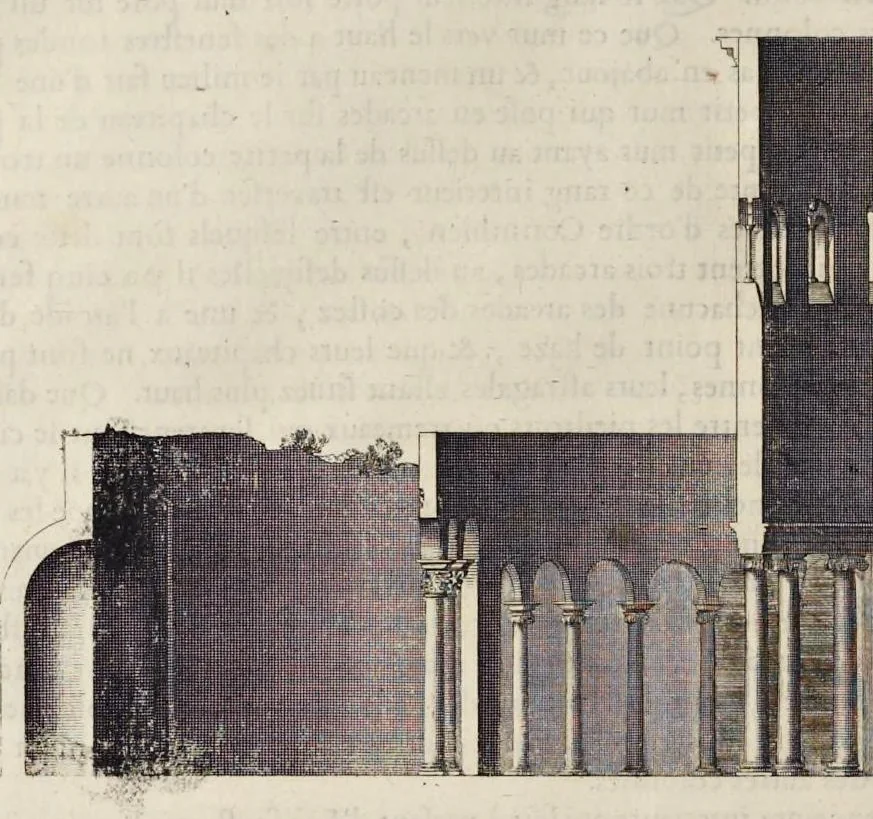An illustration from Les édifices antiques de Rome, 1682, leaf 99