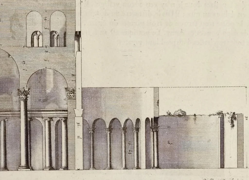 An illustration from Les édifices antiques de Rome, 1682, leaf 100