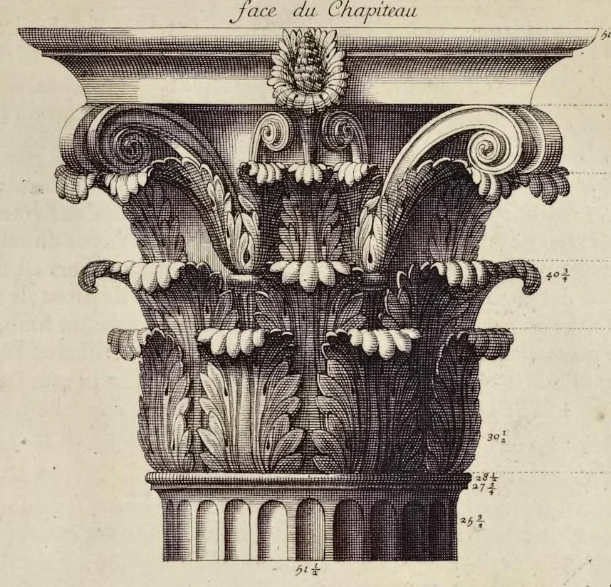 An illustration from Les édifices antiques de Rome, 1682, leaf 104