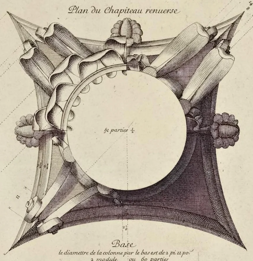 An illustration from Les édifices antiques de Rome, 1682, leaf 104