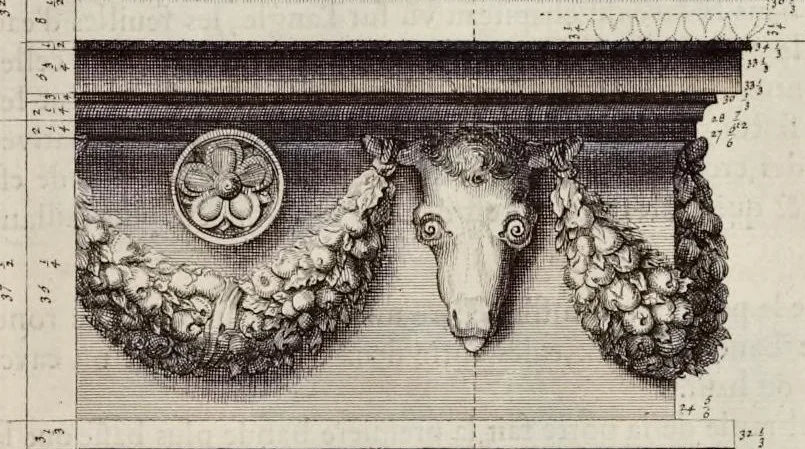 An illustration from Les édifices antiques de Rome, 1682, leaf 110