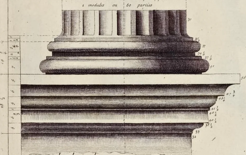 An illustration from Les édifices antiques de Rome, 1682, leaf 110