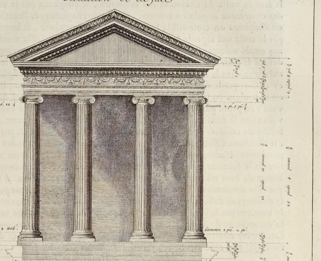 An illustration from Les édifices antiques de Rome, 1682, leaf 118