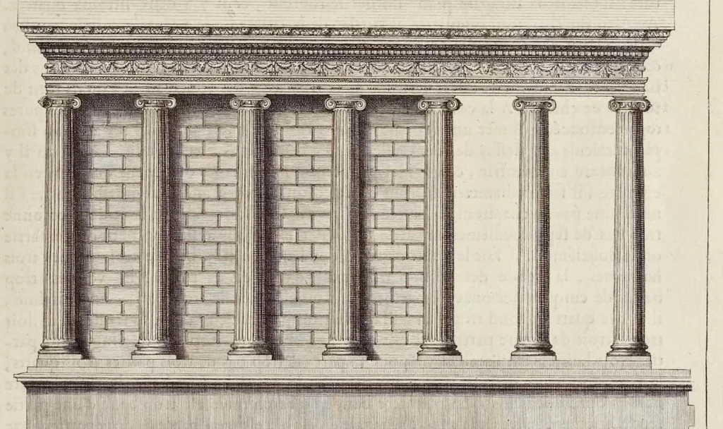 An illustration from Les édifices antiques de Rome, 1682, leaf 118