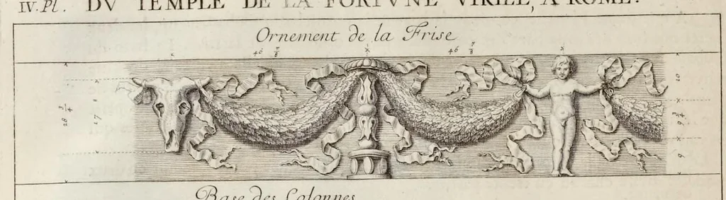 An illustration from Les édifices antiques de Rome, 1682, leaf 123