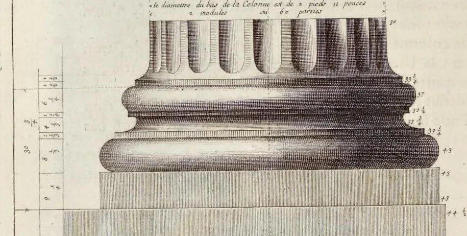 An illustration from Les édifices antiques de Rome, 1682, leaf 123