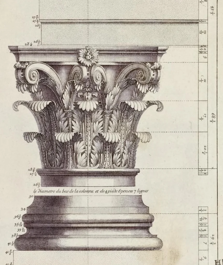 An illustration from Les édifices antiques de Rome, 1682, leaf 134