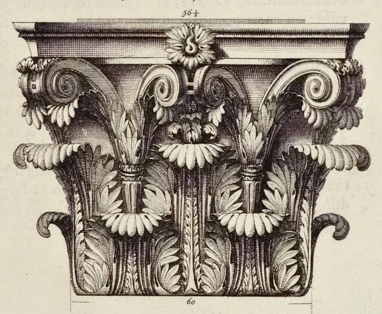 An illustration from Les édifices antiques de Rome, 1682, leaf 138
