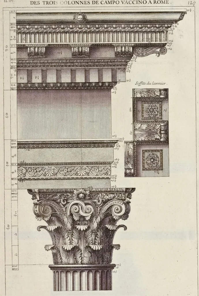 An illustration from Les édifices antiques de Rome, 1682, leaf 148