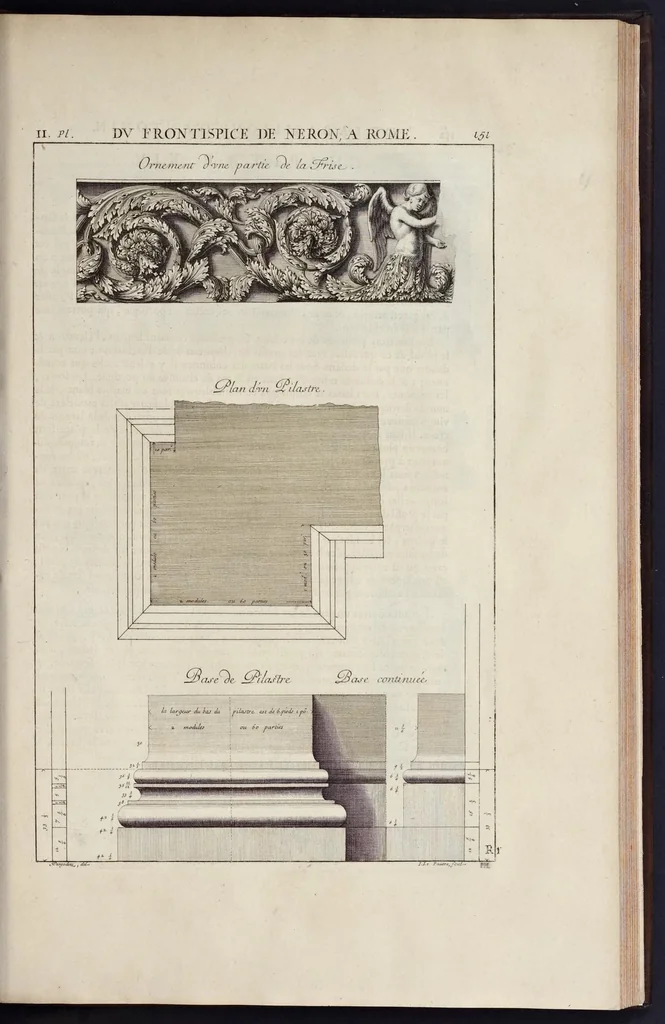 An illustration from Les édifices antiques de Rome, 1682, leaf 170