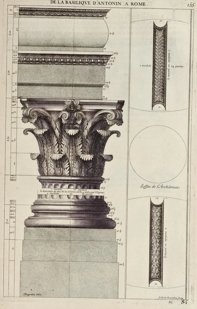 An illustration from Les édifices antiques de Rome, 1682, leaf 174