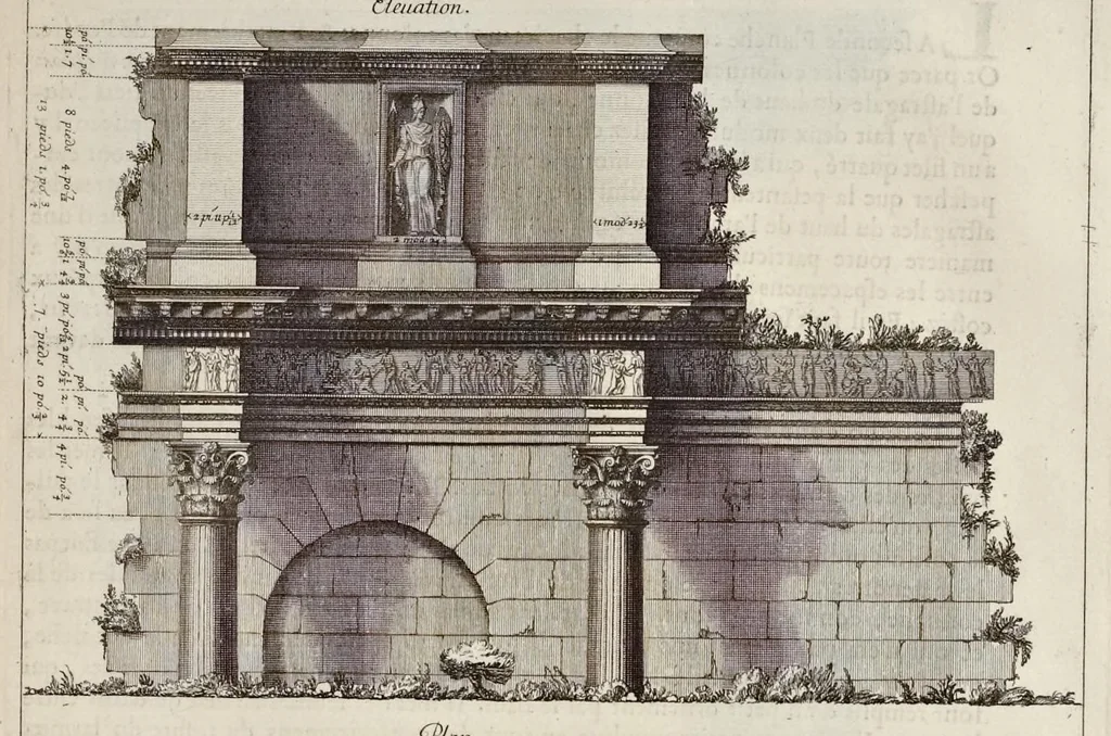An illustration from Les édifices antiques de Rome, 1682, leaf 178