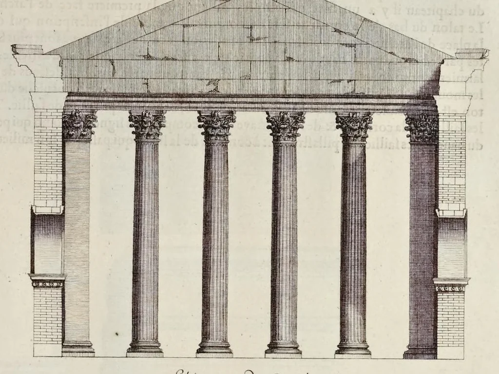 An illustration from Les édifices antiques de Rome, 1682, leaf 186