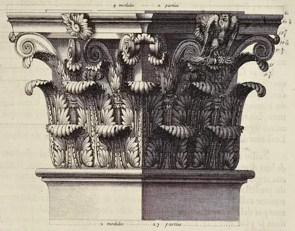 An illustration from Les édifices antiques de Rome, 1682, leaf 192