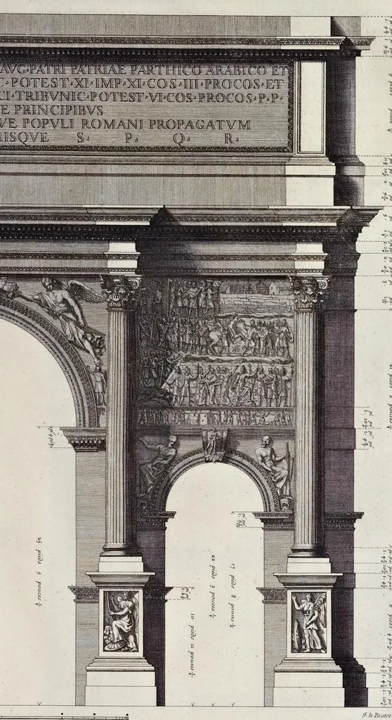 An illustration from Les édifices antiques de Rome, 1682, leaf 218