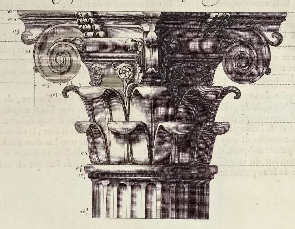 An illustration from Les édifices antiques de Rome, 1682, leaf 228