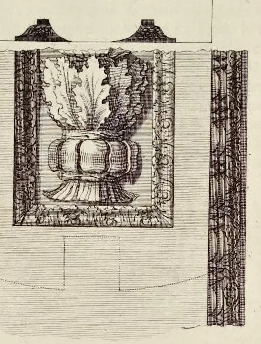 An illustration from Les édifices antiques de Rome, 1682, leaf 242