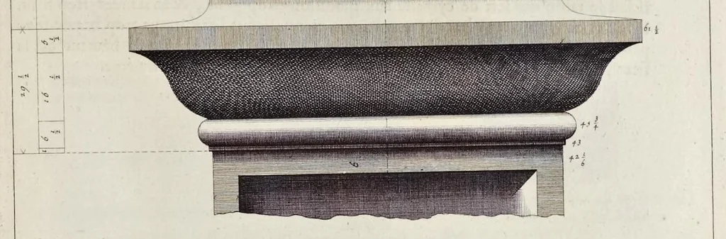 An illustration from Les édifices antiques de Rome, 1682, leaf 256