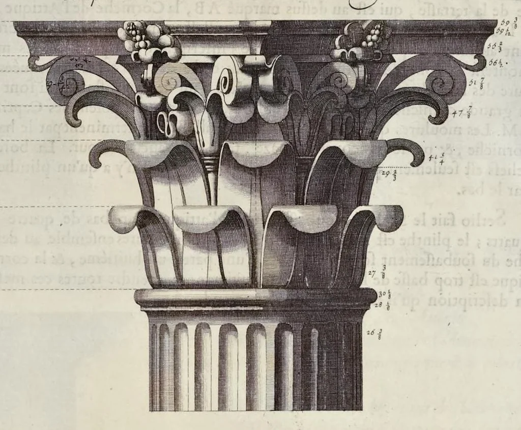 An illustration from Les édifices antiques de Rome, 1682, leaf 260