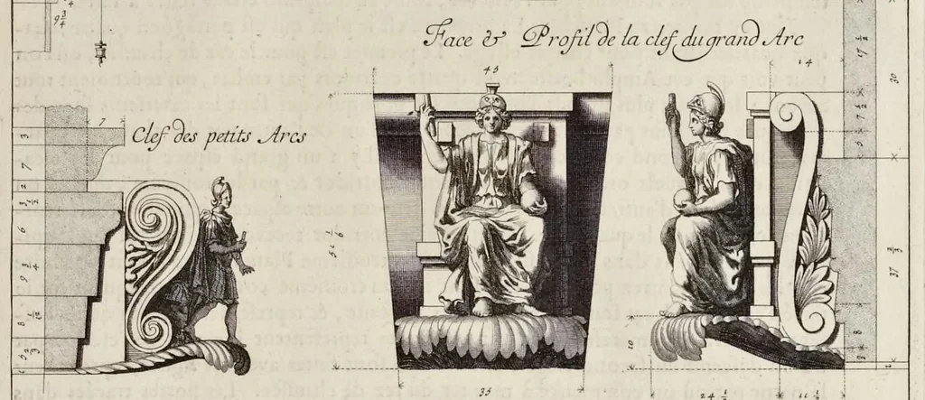 An illustration from Les édifices antiques de Rome, 1682, leaf 264