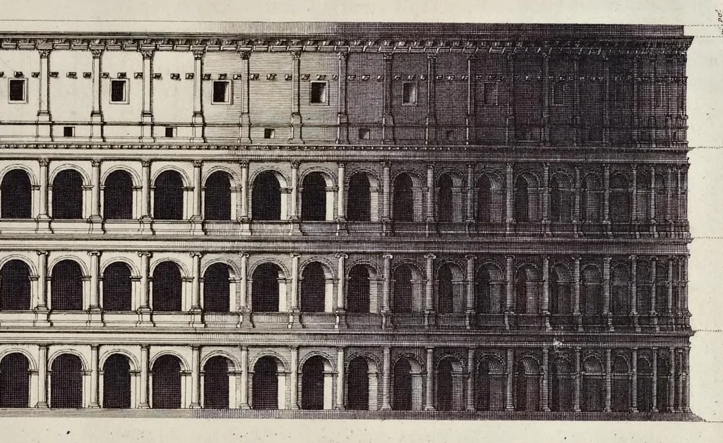 An illustration from Les édifices antiques de Rome, 1682, leaf 272